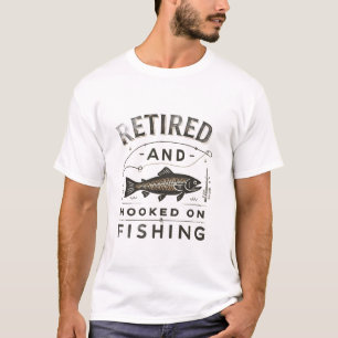 T-shirt Hook sur la pêche Drôle cadeau de retraite