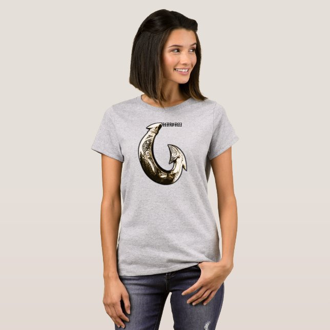 T-shirt Hook tribal Hawaii (Devant entier)