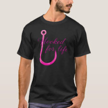 Hooked for Life Pink Fishing Hook