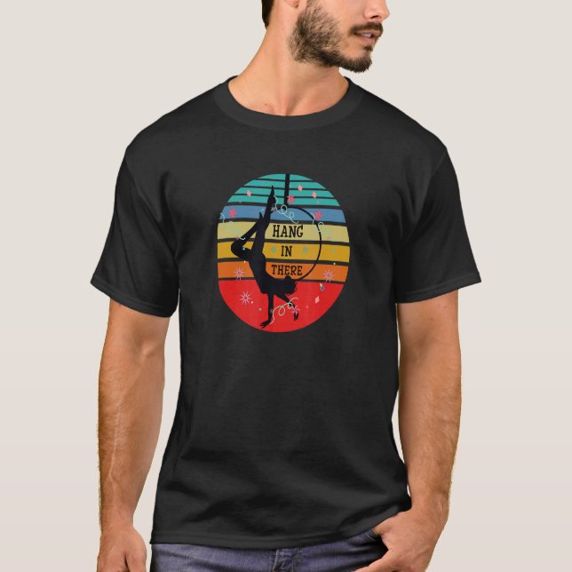 T-shirt Hoop Aérien soie Aérienne Yoga Aérogatique Soie (Devant)