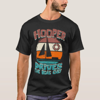 T-shirt Hooper conduit le chef de bateau