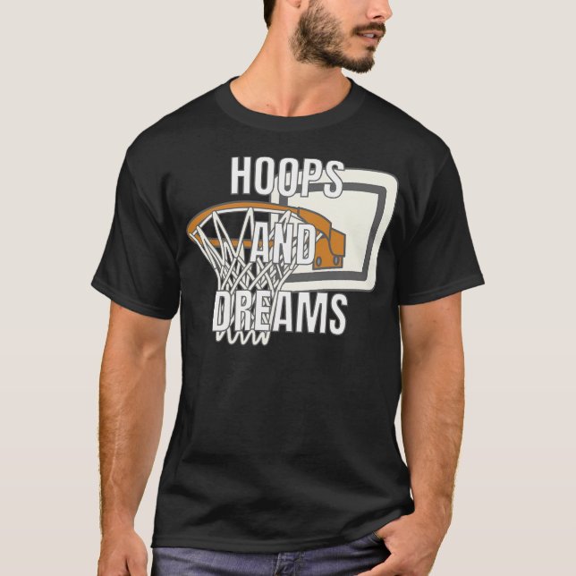T-shirt Hoops And Dreams - Basketball Legends (Devant)