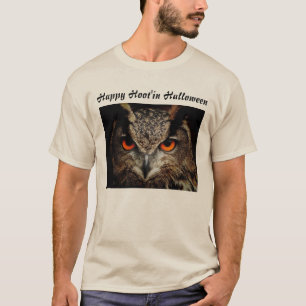 T-shirt Hoot'in heureux Halloween