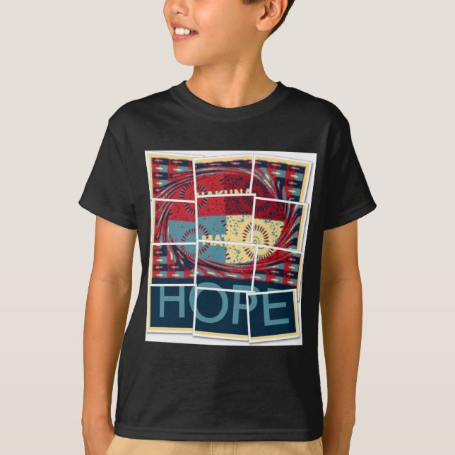 T-shirt Hope Be The Miracle Beautively Inspirational (Devant)