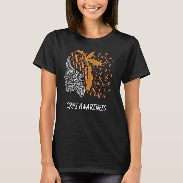 T-shirt Hope Fight Cure Support Cris Sensibilisation Drago (Devant)