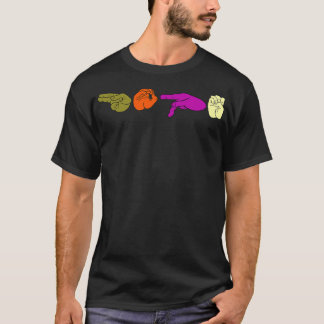 T-shirt Hope in ASL American Sign Language