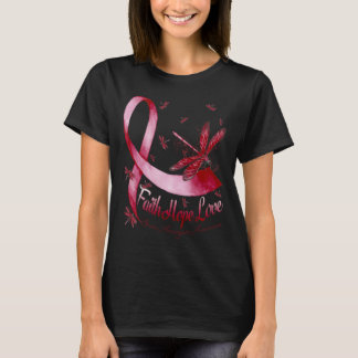 T-shirt Hope Love Cerveau Aneurysme Sensibilisation Dragon