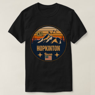 T-shirt Hopkinton, Iowa Ia, États-Unis