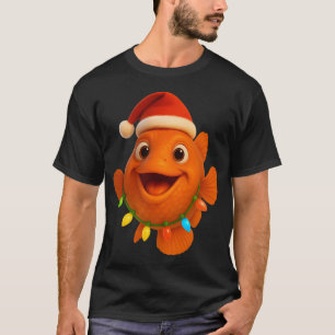 T-shirt Hoplichthys Orange Rugueux de Noël