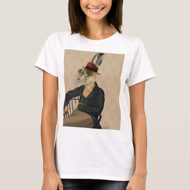 T-shirt Horatio Hare sur la chaise (Devant)