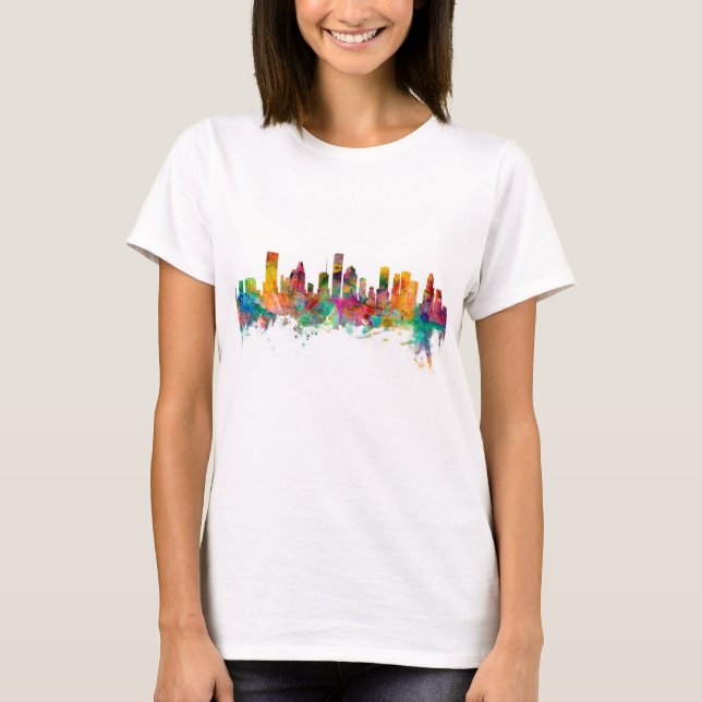 T-shirt Horizon de Houston le Texas (Devant)
