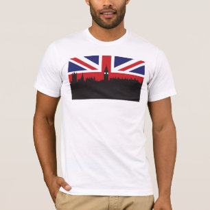 T-shirt Horizon de Londres le drapeau britannique