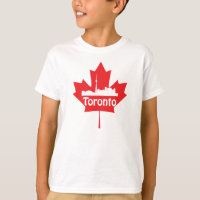 Horizon de Toronto et feuille d'érable