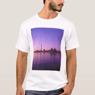 T-shirt Horizon de Toronto la nuit, Ontario, Canada