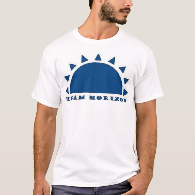 T-shirt Horizon d'équipe - logo de Soleil Levant (Devant)