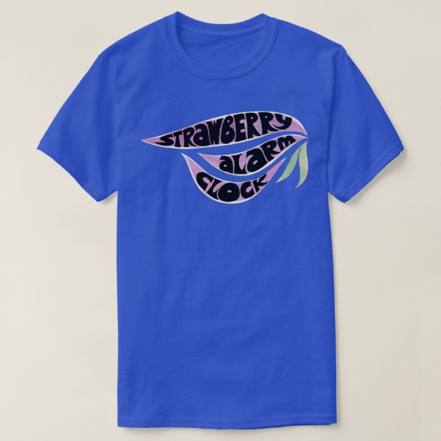T-shirt Horloge d'alarme de fraise (Design devant)
