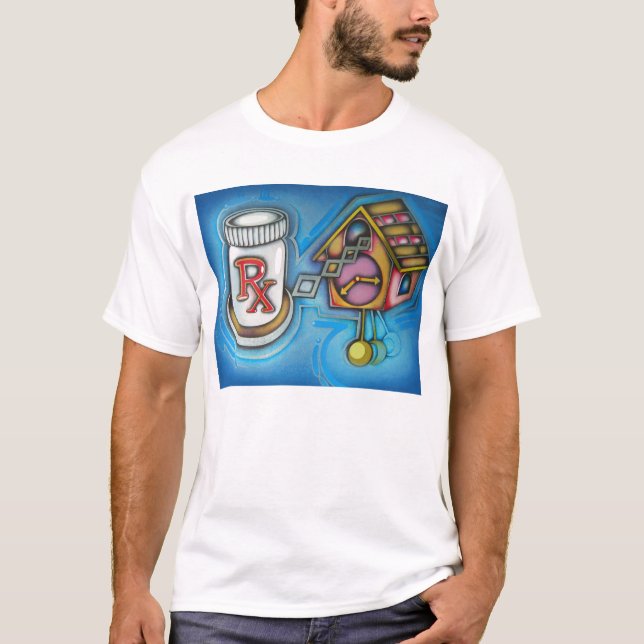 T-shirt horloge de coucou (Devant)