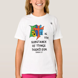 T-shirt Horloge du mur de foi