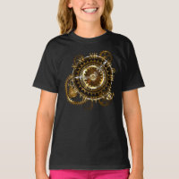 Horloge Steampunk avec des engrenages anciens