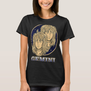 T-shirt Horoscope Écliptique Ascendant Gemini Zodiac Sign 