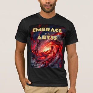 T-shirt Horreur Cosmique Gothique Sombre Galaxie Rouge Esp
