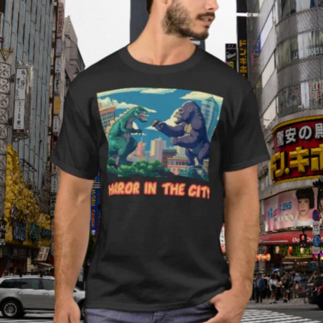 T-shirt Horreur Dans La Ville (Créateur téléchargé)