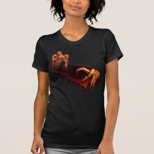 T-shirt Horreur d'Halloween féminin Zombie Te mort