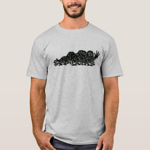 T-shirt Horreur étrange de Hulk de slime rampant Art