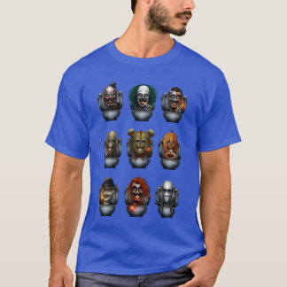 T-shirt Horreur toilette Monster pack drôle