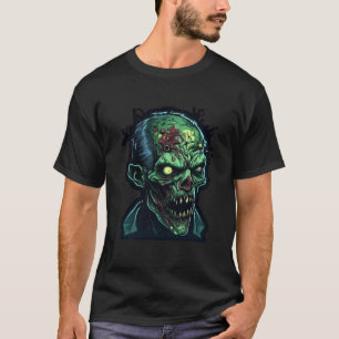 T-shirt Horreur Zombie Monster Nightmare effrayant H Terri