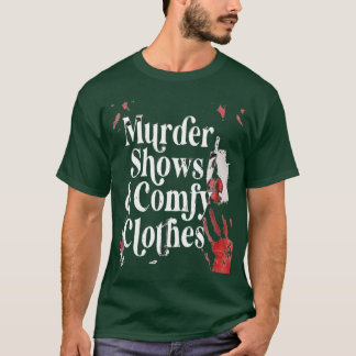 T-shirt Horror Movies Murder Shows Comfy Clothes Funny Hal
