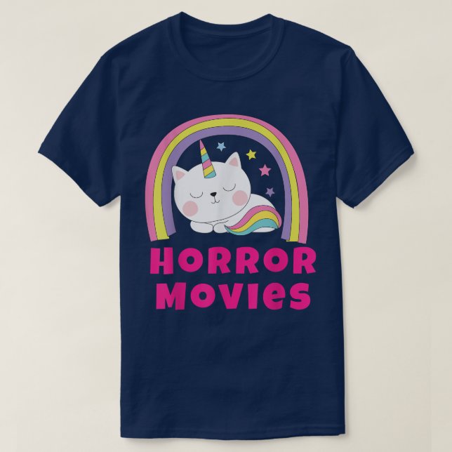T-shirt Horror Movies Sarcastique Rétro Horror (Design devant)