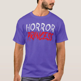 T-shirt Horror Princess Funny Halloween Scary Movies Girls