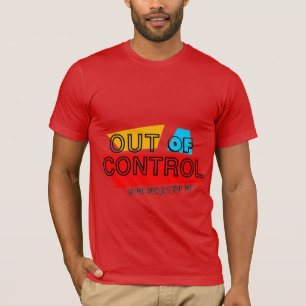 T-shirt Hors de Contrôle – Création de Typographie Audacie