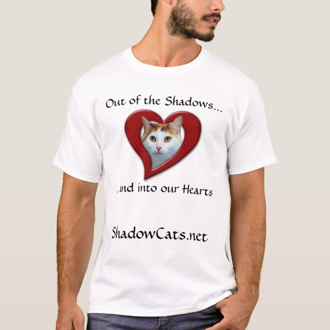 T-shirt Hors de la chemise d'ombres (Devant)