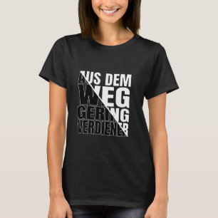 T-shirt Hors de la question Mème de portefeuille du capita