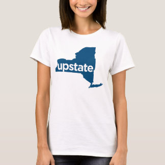 T-shirt hors de la ville. Pièce en t de carte de New York