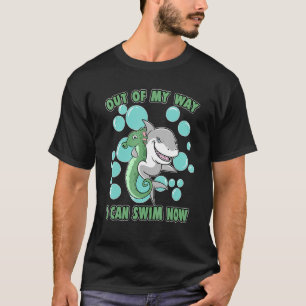 T-shirt Hors De Mon Chemin Je Peux Nager Maintenant Requin