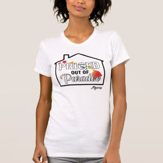 T-shirt hors du paradis [noir/arc-en-ciel]