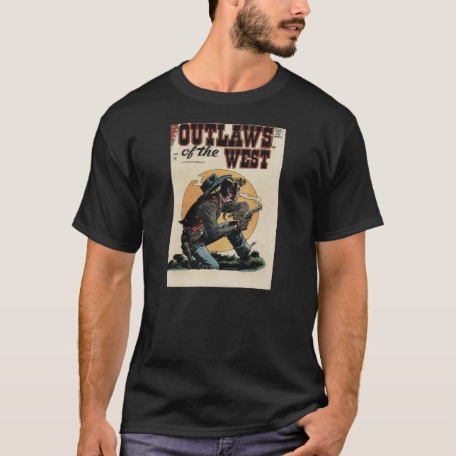 T-shirt hors-la-loi de l'ouest (Devant)