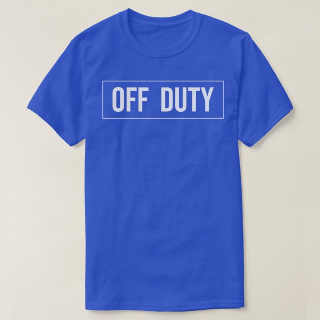 T-shirt Hors service (Design devant)