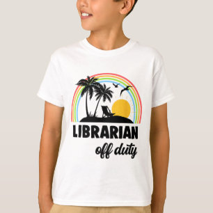 T-shirt Hors Service Arc-En-Ciel Fin De L'Année Scolaire