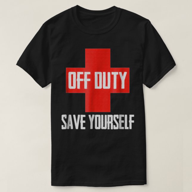 T-shirt Hors Service Économisez Vous-Même Drôle Travailleu (Design devant)