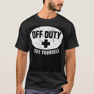 T-shirt hors service maître-nageur drôle 1
