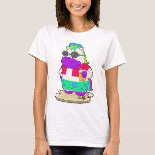 T-shirt Horse Beach Beverage Été