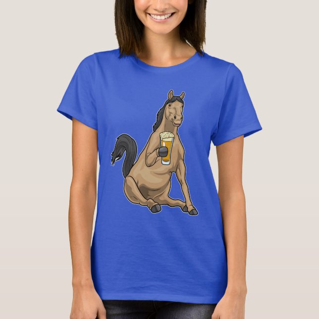 T-shirt Horse Beer (Devant)