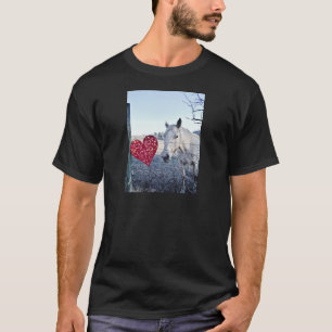 T-shirt HORSE coeur Valentine
