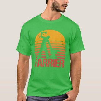 T-shirt Horse Farrier forgeron papa Anvil Sunset rétro