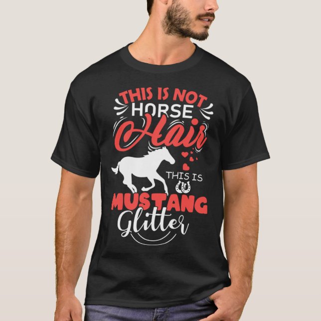 T-shirt Horse  Mustang  Rider (Devant)
