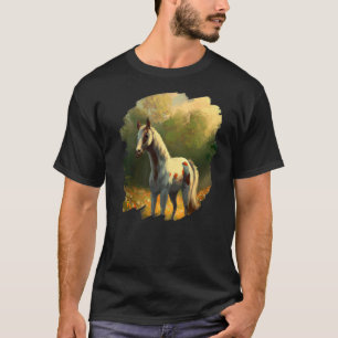 T-shirt Horse Painting Vintage